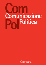 Copertina del fascicolo 2/2023 from journal Comunicazione politica