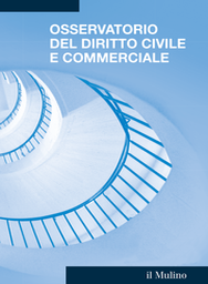 Rivisteweb: Osservatorio del diritto civile e commerciale: Speciale,  settembre 2022